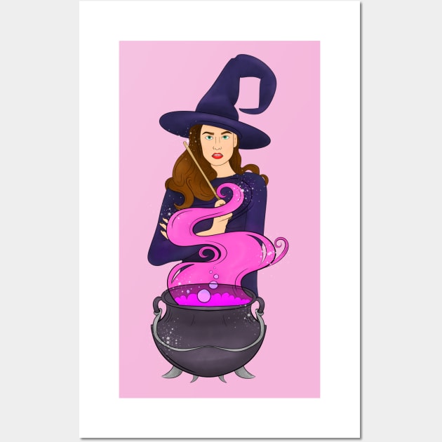 Witch Brewing Potions Wall Art by ShutterStudios